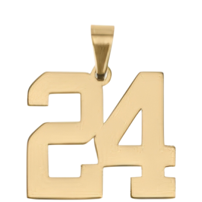 Large Gold Number Sports Collection