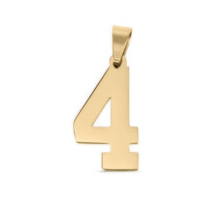 Large Gold Number Sports Collection