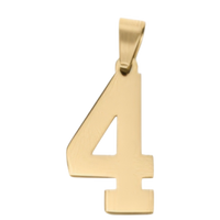 Large Gold Number Sports Collection - 4