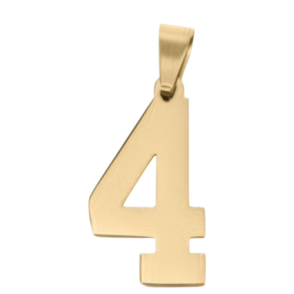 Large Gold Number Sports Collection