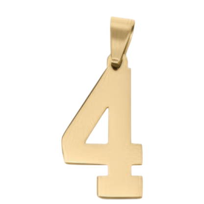 Large Gold Number Sports Collection