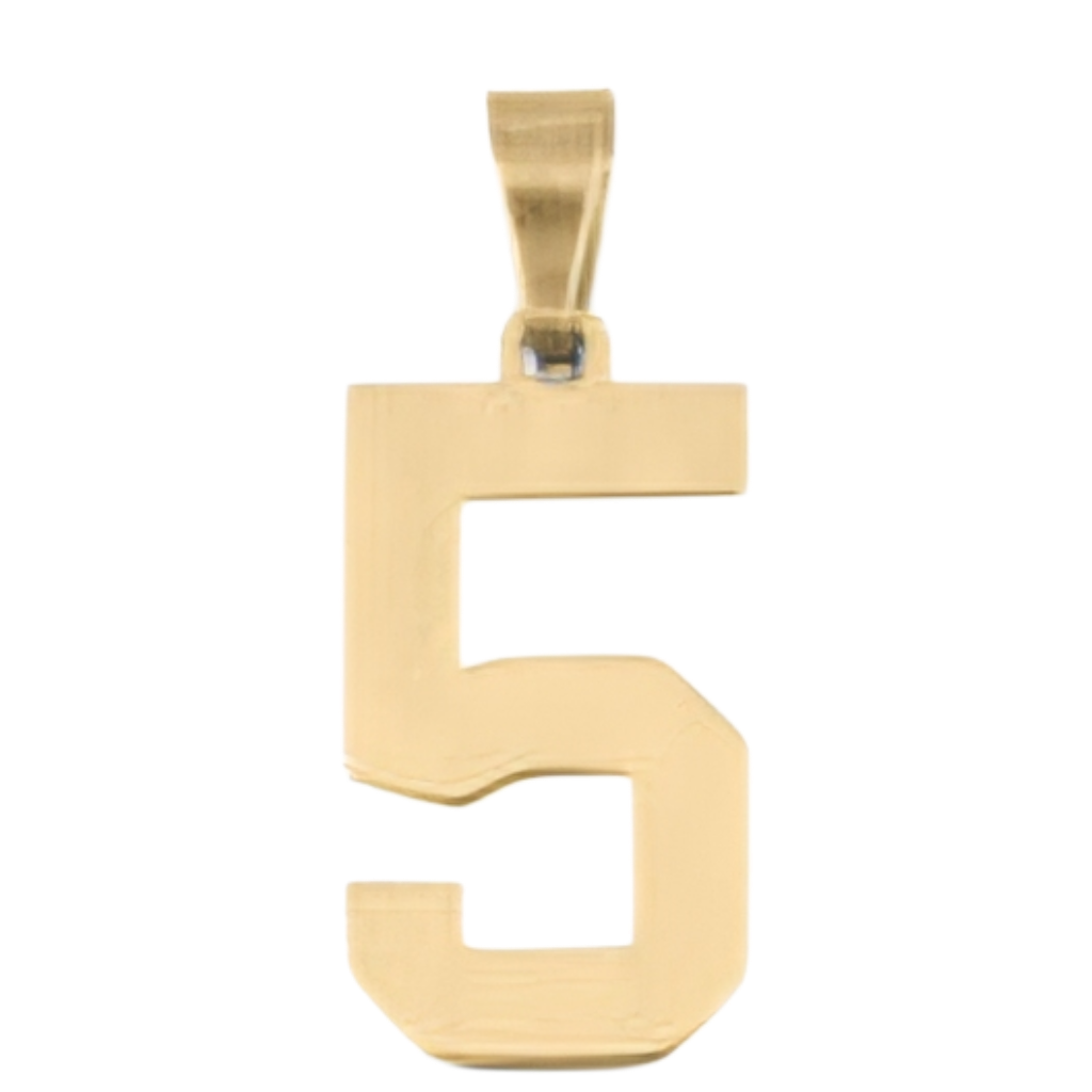 Large Gold Number Sports Collection