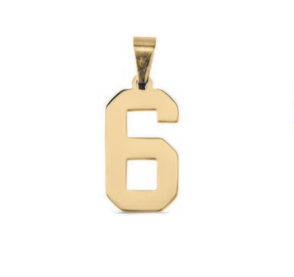 Large Gold Number Sports Collection