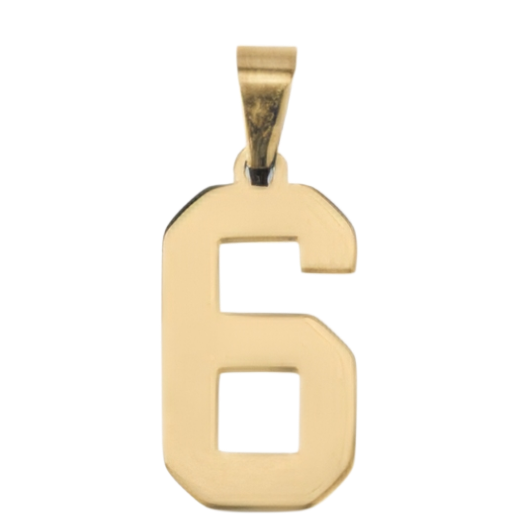 Large Gold Number Sports Collection