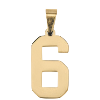 Large Gold Number Sports Collection
