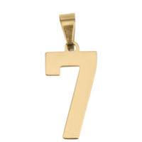 Large Gold Number Sports Collection - 7