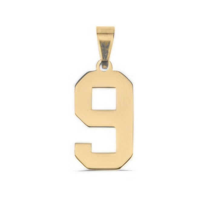 Large Gold Number Sports Collection