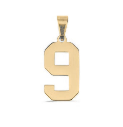 Large Gold Number Sports Collection