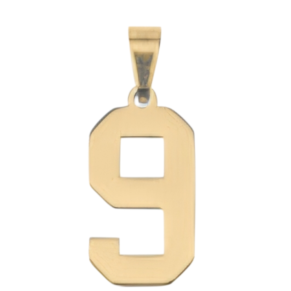 Large Gold Number Sports Collection