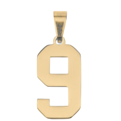 Large Gold Number Sports Collection