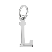 Small Silver Letter Sports Collection - L