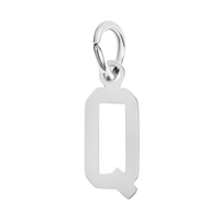 Small Silver Letter Sports Collection - Q