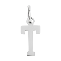 Small Silver Letter Sports Collection - T