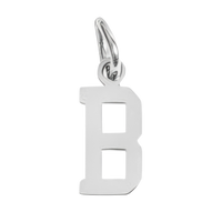 Small Silver Letter Sports Collection - B
