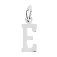 Small Silver Letter Sports Collection - E
