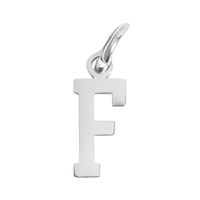 Small Silver Letter Sports Collection - F