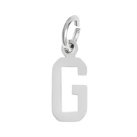 Small Silver Letter Sports Collection - G
