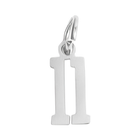 Small Silver Number Sports Collection - 11