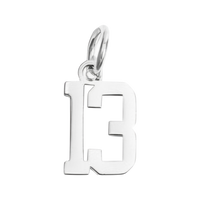 Small Silver Number Sports Collection - 13