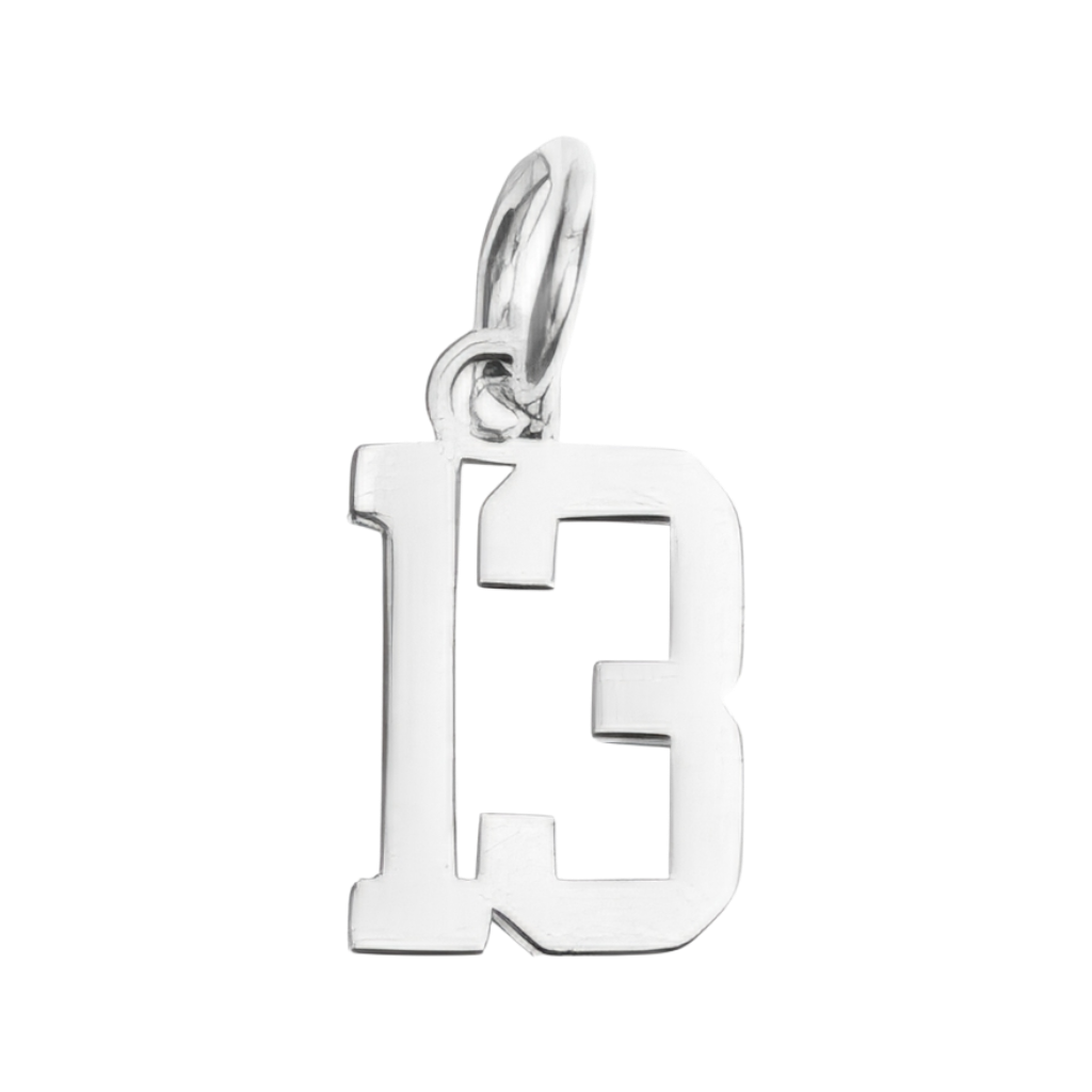 Small Silver Number Sports Collection