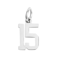 Small Silver Number Sports Collection - 15