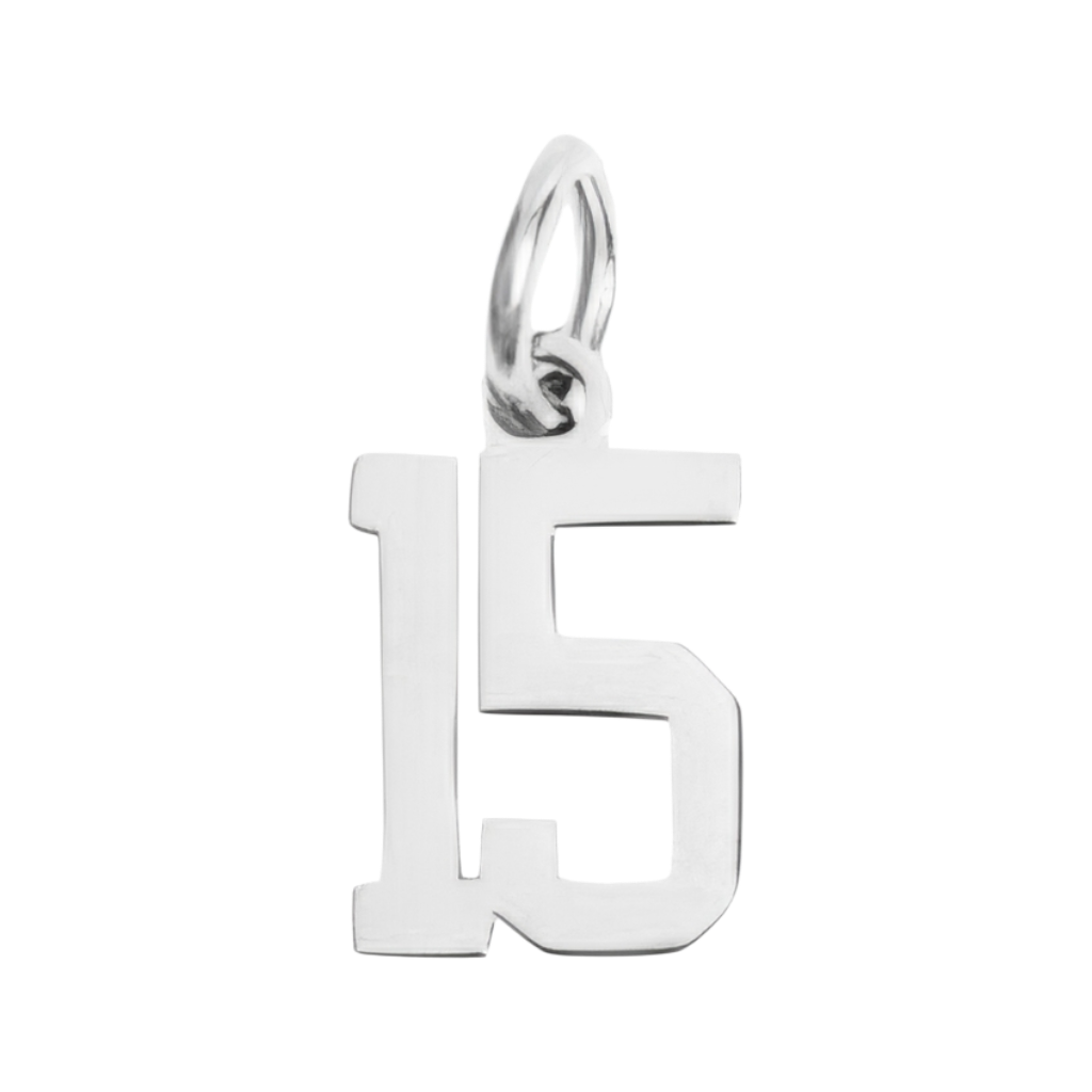 Small Silver Number Sports Collection