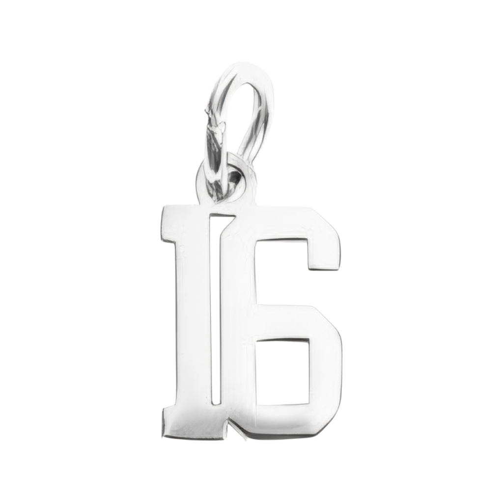 Small Silver Number Sports Collection