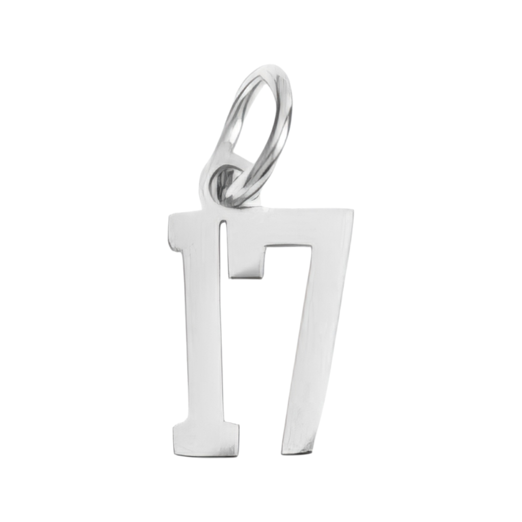Small Silver Number Sports Collection