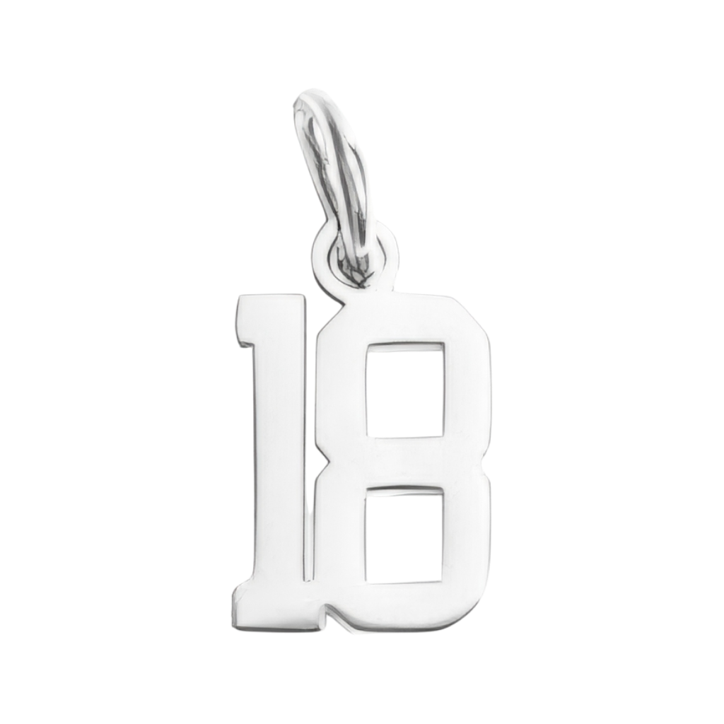 Small Silver Number Sports Collection
