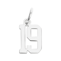 Small Silver Number Sports Collection - 19