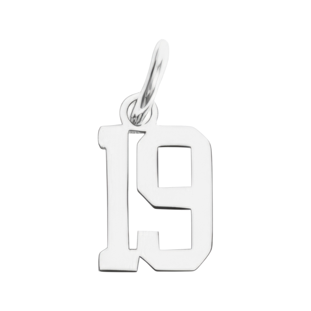 Small Silver Number Sports Collection