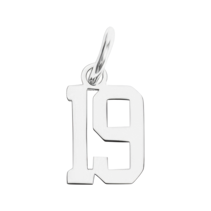 Small Silver Number Sports Collection