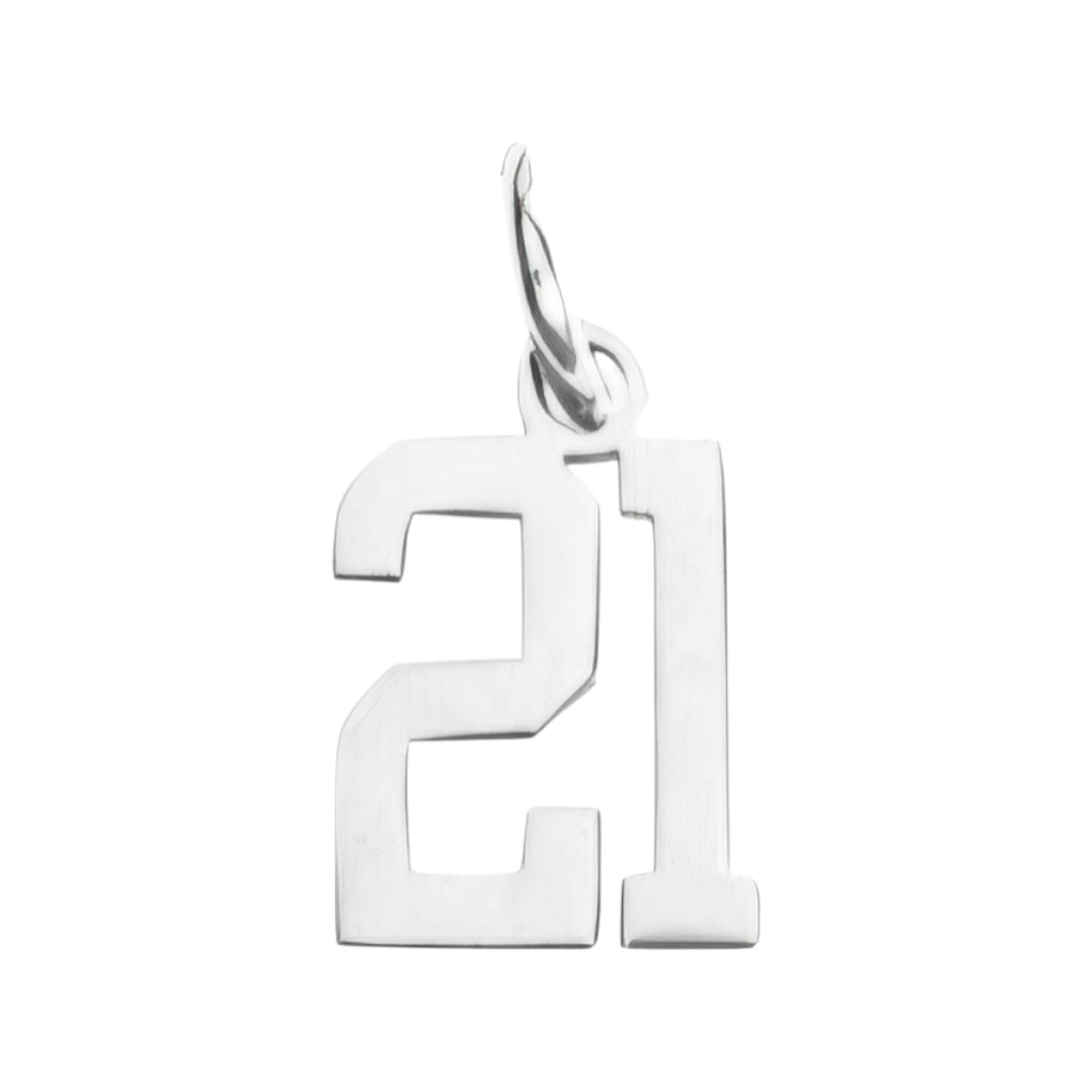 Small Silver Number Sports Collection