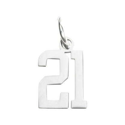 Small Silver Number Sports Collection