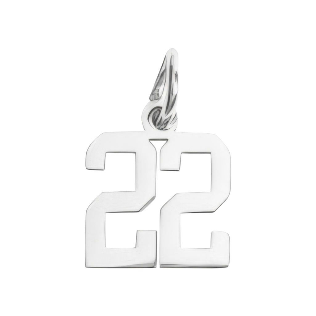 Small Silver Number Sports Collection