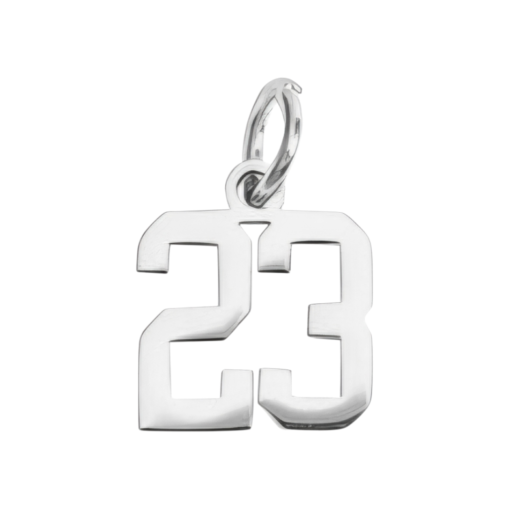 Small Silver Number Sports Collection