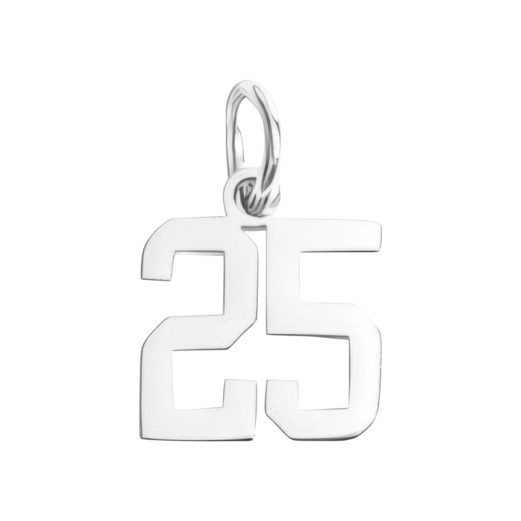 Small Silver Number Sports Collection