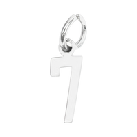 Small Silver Number Sports Collection - 7