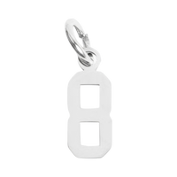 Small Silver Number Sports Collection - 8