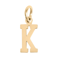 Small Gold Letter Sports Collection - K