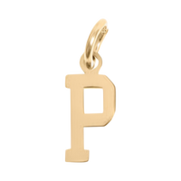 Small Gold Letter Sports Collection - P