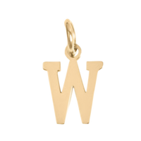Small Gold Letter Sports Collection - W