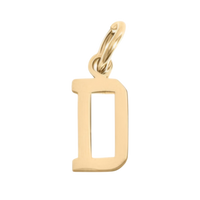Small Gold Letter Sports Collection - D