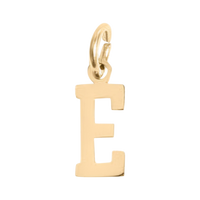 Small Gold Letter Sports Collection - E