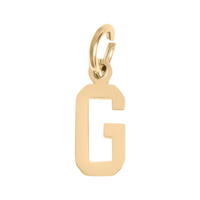 Small Gold Letter Sports Collection - G