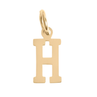 Small Gold Letter Sports Collection - H
