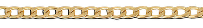 Diamond Cut Curb Chain Necklace