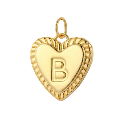 Gold Heart Initial Collection