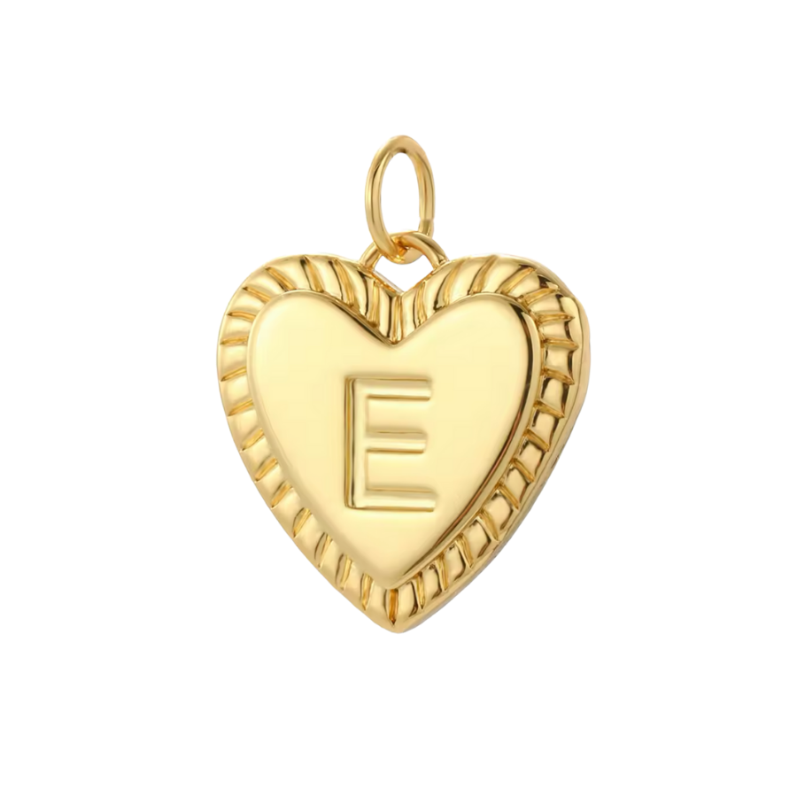 Gold Heart Initial Collection