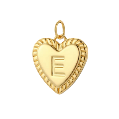 Gold Heart Initial Collection